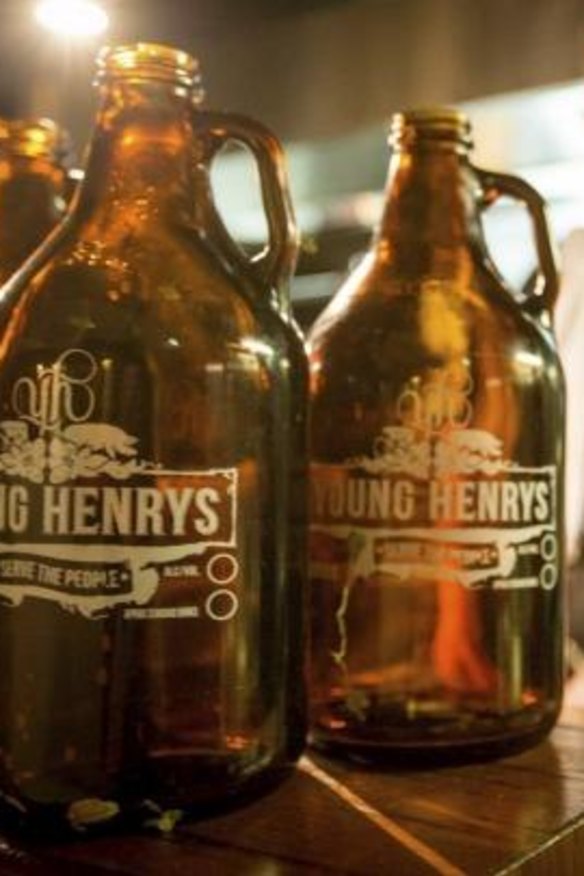 Young Henrys Growlers. The Newtown Growler Depot breathes new shelf-life into fresh beer.