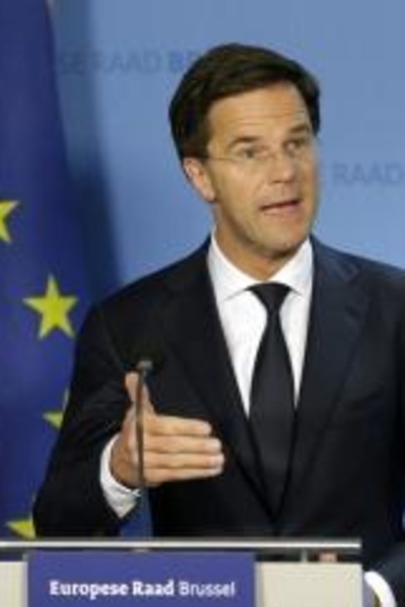 Dutch Prime Minister Mark Rutte.