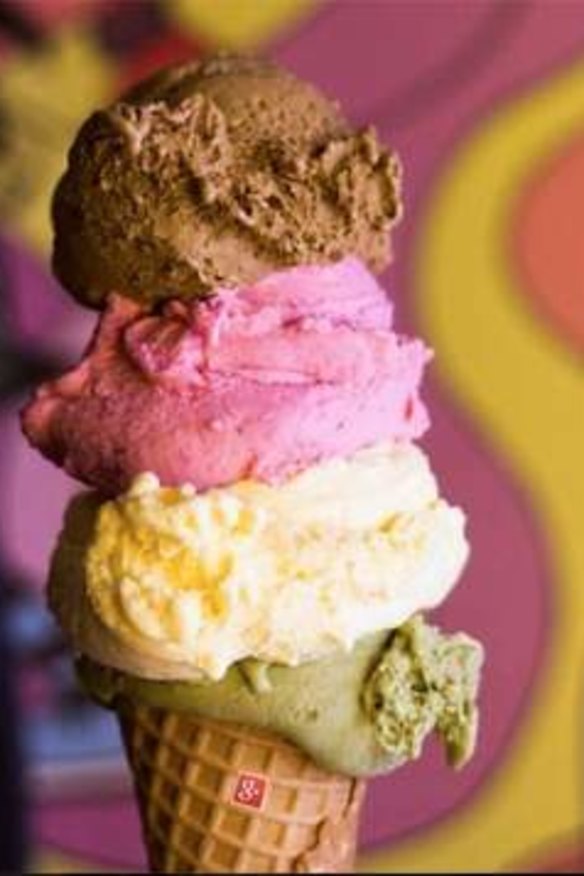 Pretty as a picture: Posts from Gelato Messina regularly attract 1000 likes.