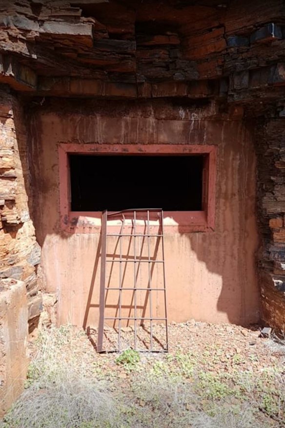 An old shaft in Wittenoom. 