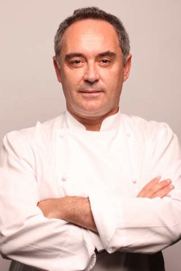 Spanish chef Ferran Adria.