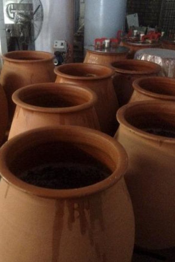 Winemakers are experimenting with clay pots.