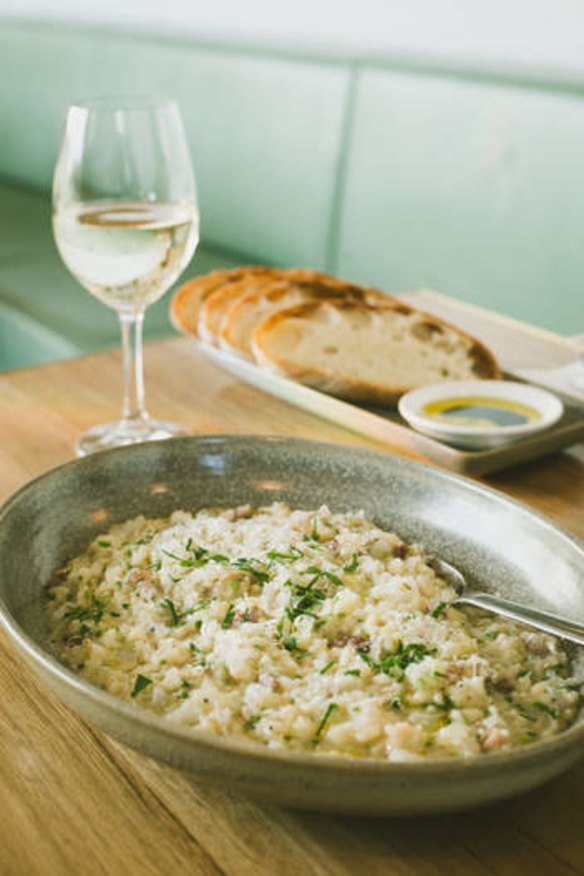 Standout dish: scallop and pancetta risotto.