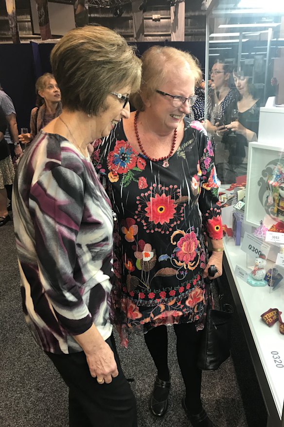Quillers through thick and thin, Pauline Peel and Meg Crawford cast a keen eye over the competition at the Royal Easter Show.