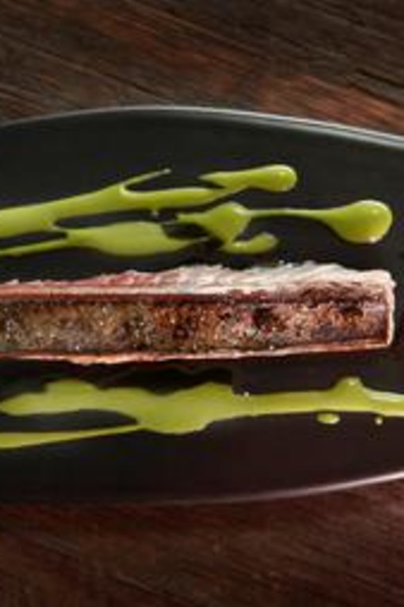 Torched mackerel from The Aylesbury restaurant.