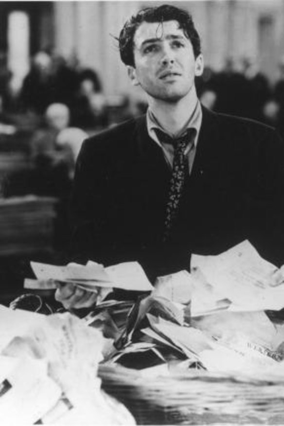 James Stewart in  Mr Smith Goes to Washington.