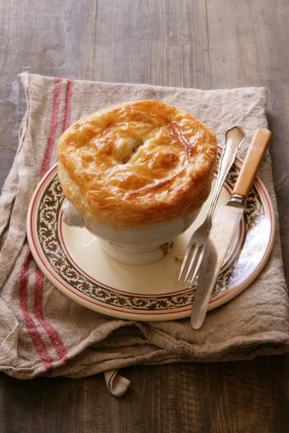 Chicken pot pies.