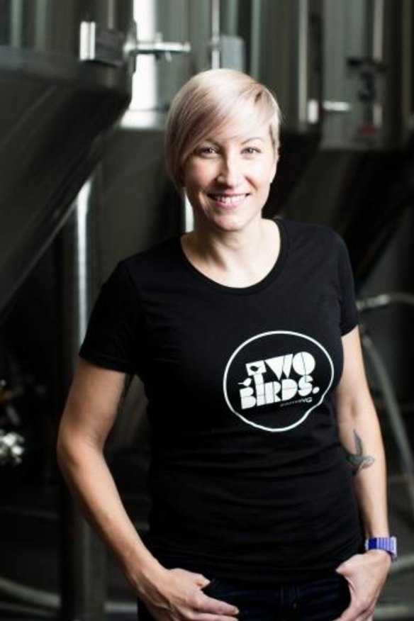 Jayne Lewis from Two Birds Brewing.