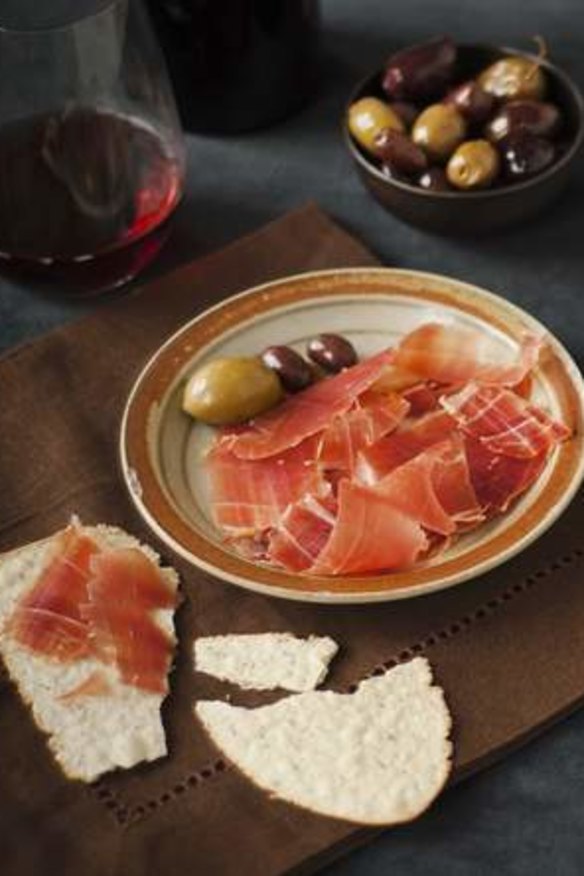 The world's most exclusive ham ... jamon iberico de bellota.