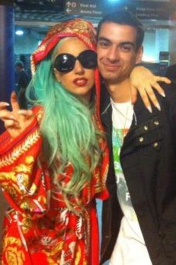 Gaga and Lamarre in 2012.