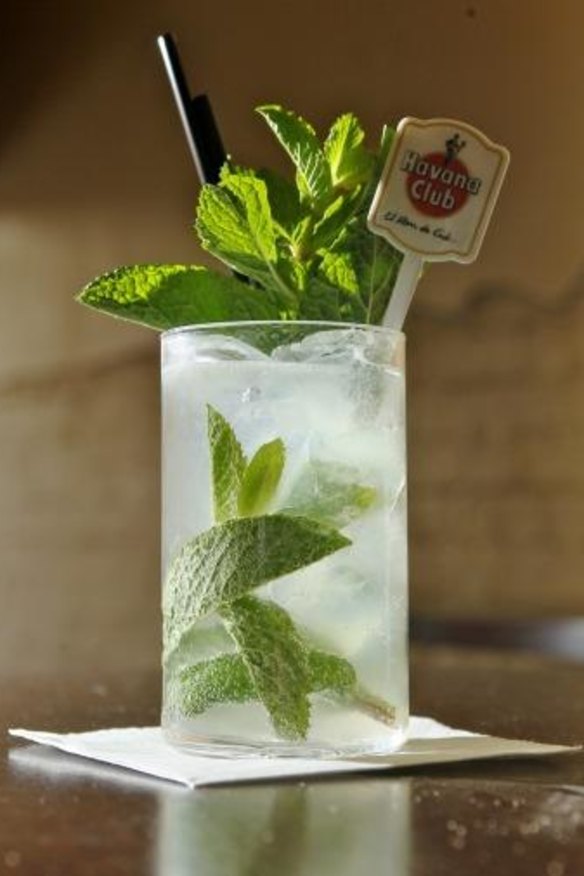 Spring fling: Give a classic mojito (pictured) a twist with some strawberry and Thai basil.