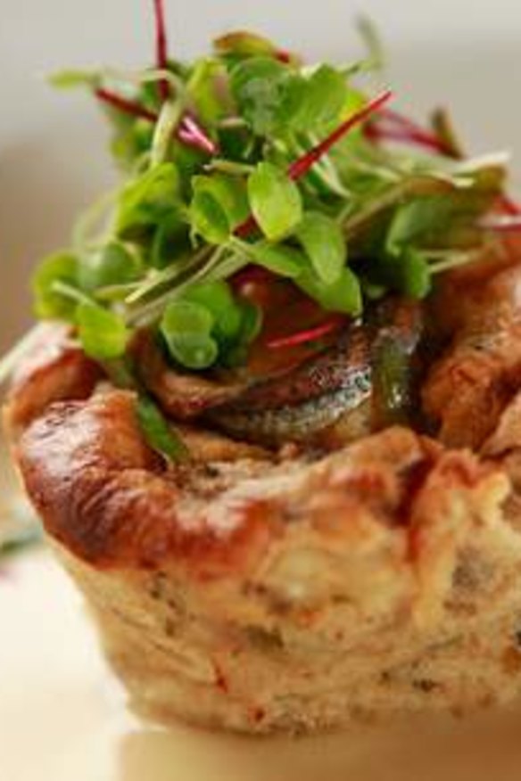 Ilona Staller's prawn and anchovy souffle.