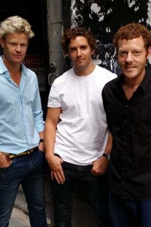 La Chinesca crew: Andrew Lewis, Vincent Fantauzzo and Robert Hargrave.