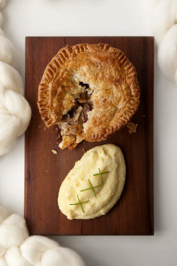 Winter warmer: Beef and red wine pie from The Butcher's Block.