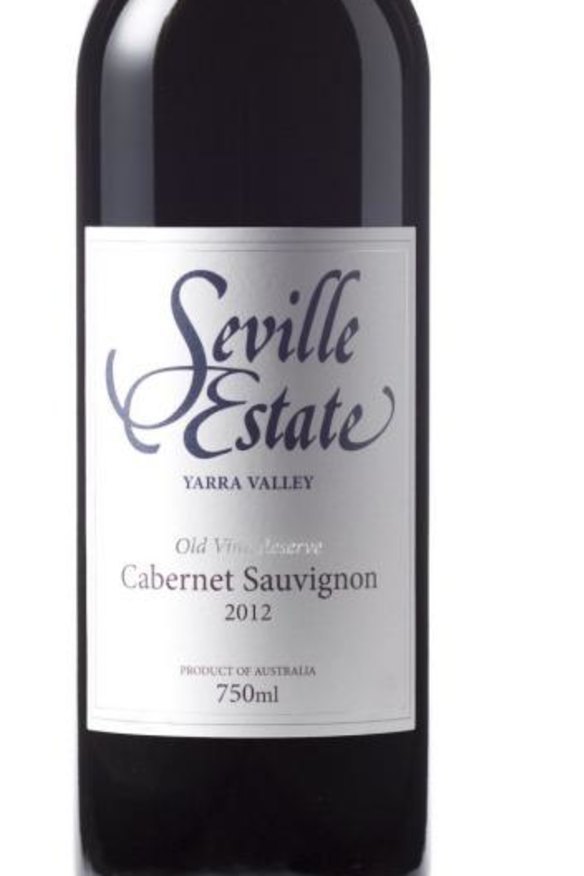 Seville Estate 2012 Old Vine Reserve Cabernet Sauvignon.