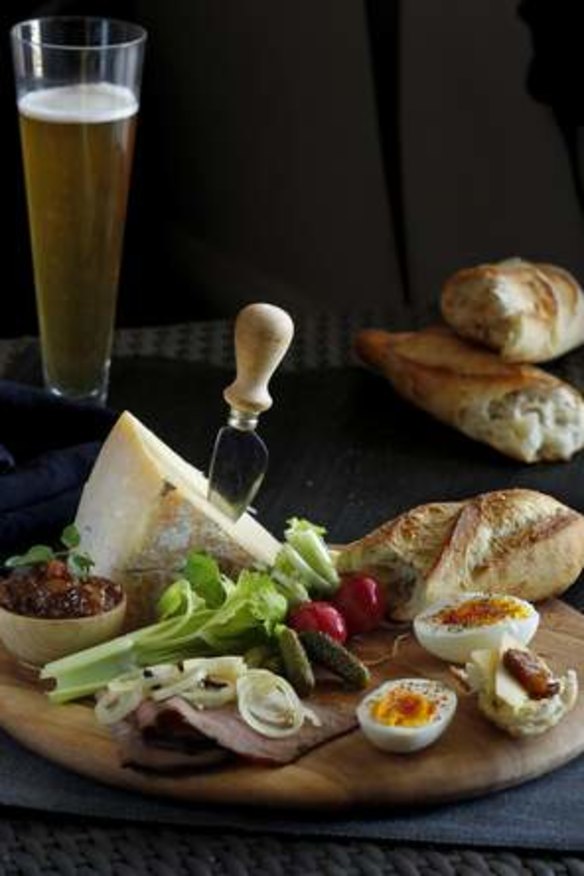 Back in fashion: With the rise of casual eating the ploughman's is  being put to work once again.
