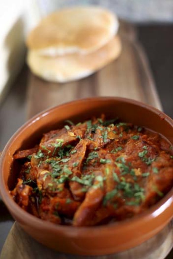 Twist on the traditional: Chorizo shakshuka.