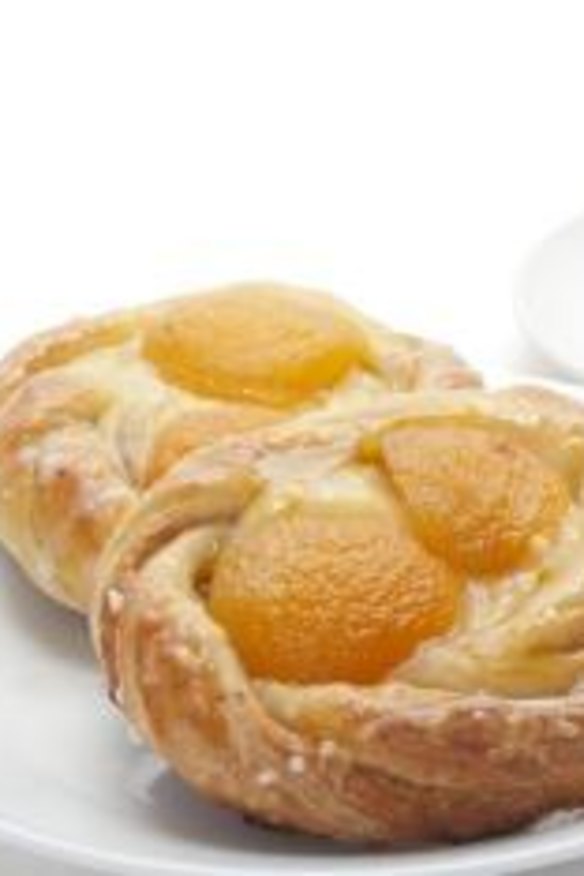 Impress your guests with home-made apricot Danish. 