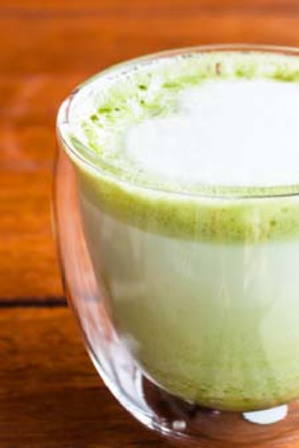A green tea latte.