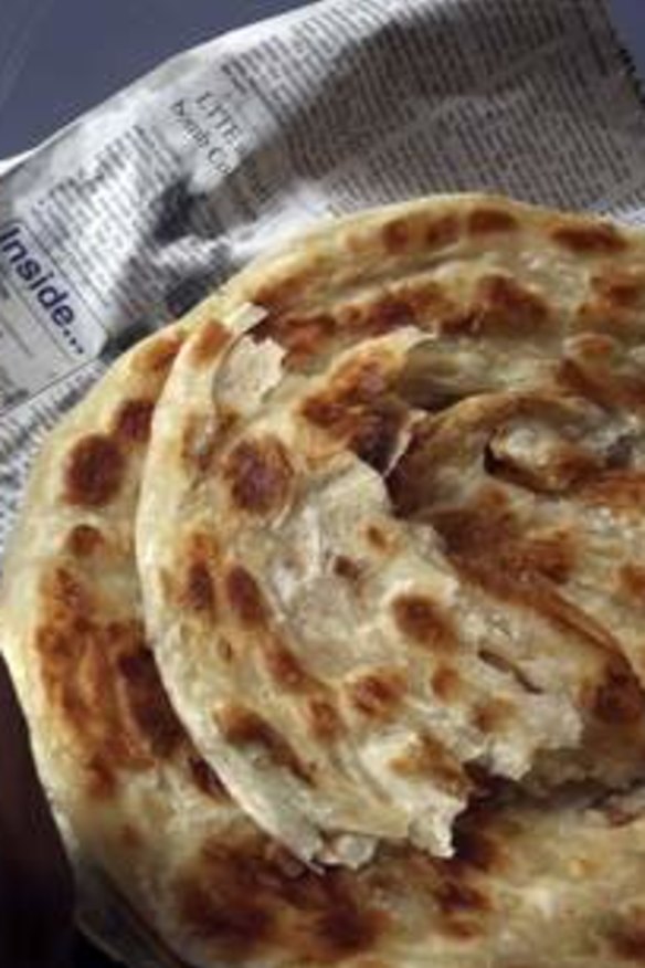 Paratha, an Indian flatbread.