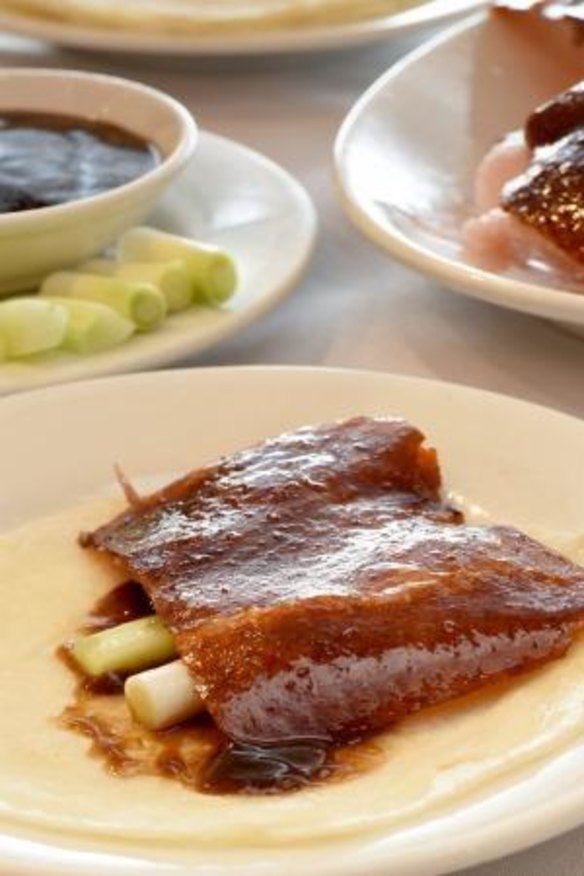 Peking duck at Golden Century.