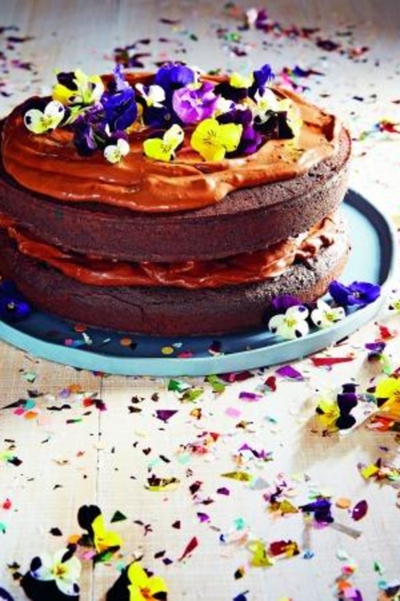 Paleo showstopper: Berry's raw chocolate birthday cake.