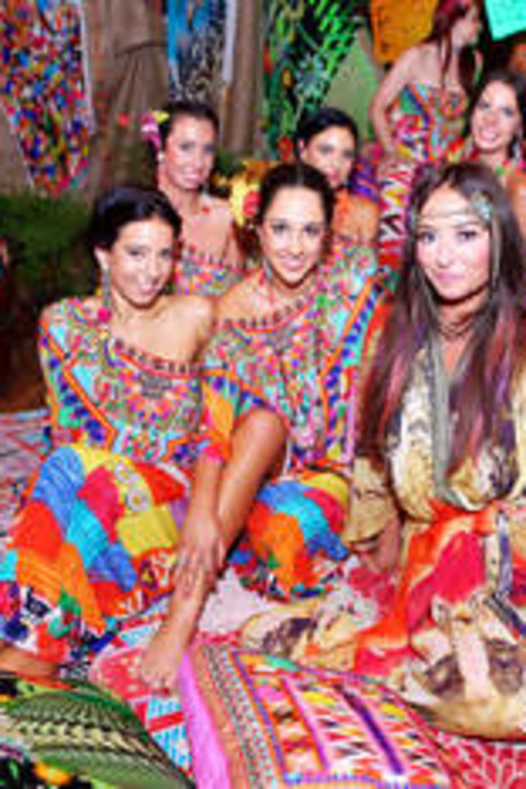 Designer Camilla Franks and spiritual healer Bieta.