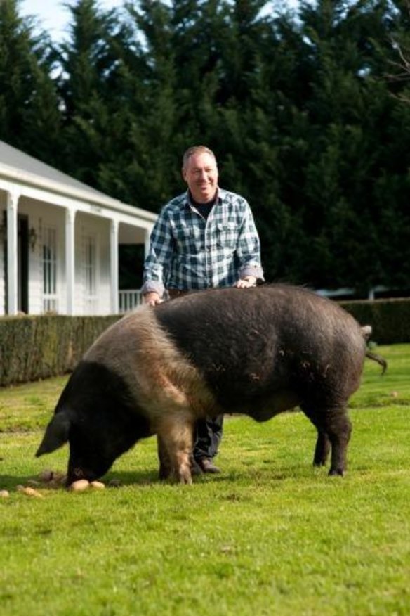 Kenneth Neff makes nitrate and nitrite-free hams and bacons at his Woolumbi Farm
