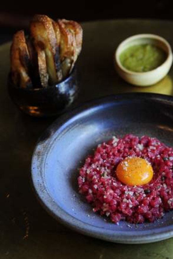 Crookwell steak tartare.