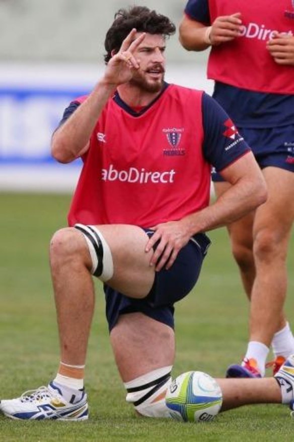 Locked and loaded: Hugh Pyle.