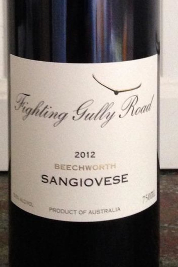  Fighting Gully Road Sangiovese 2012 Aquila Audax vineyard, Beechworth, Victoria
