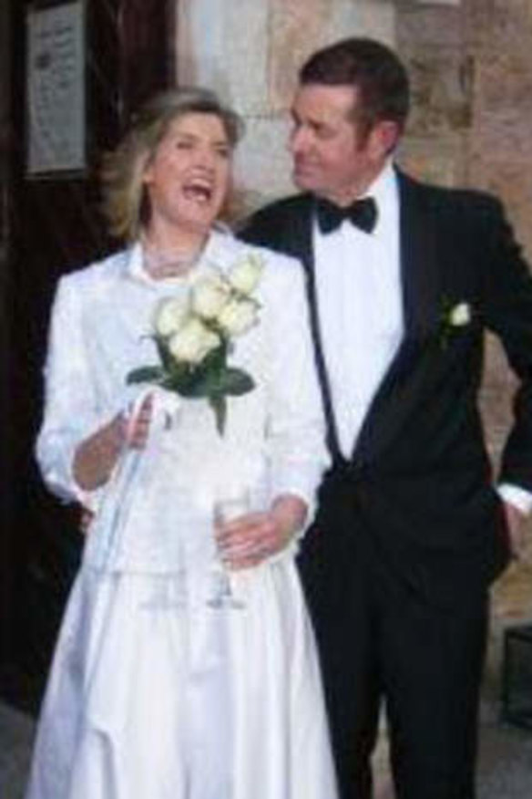 Peter Slipper on his wedding day.