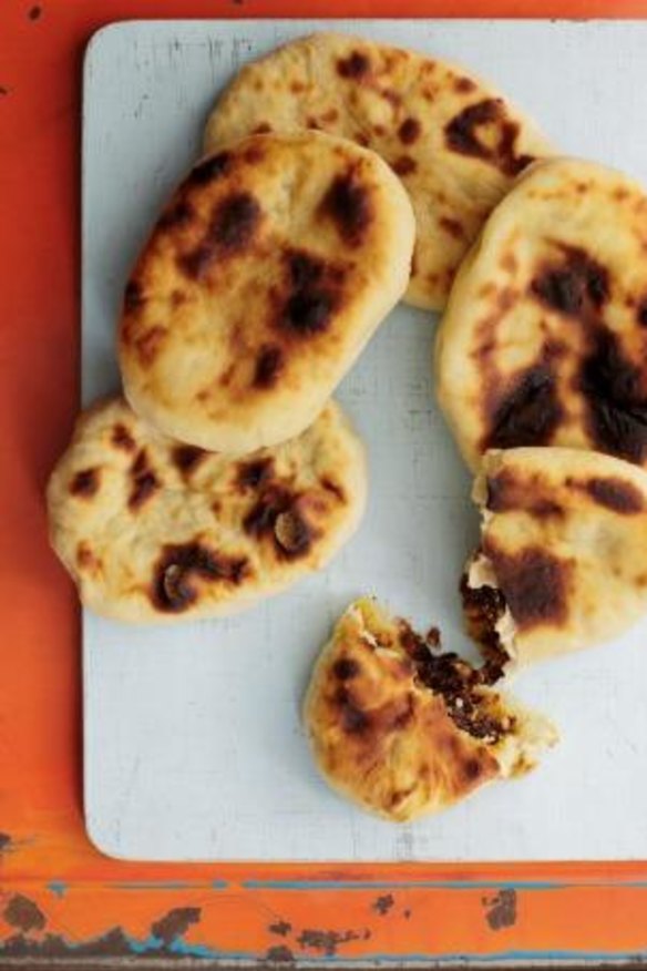 Anjum Anand recommends resting flatbreads.