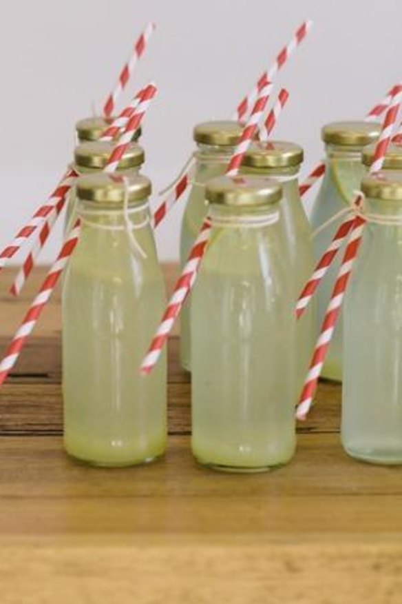 Home-made lemonade served at Bursaria.