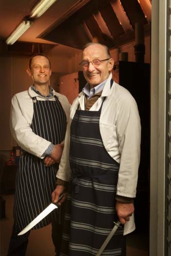 Melbourne Pantry's David Freeman (left) and David Freeman snr.