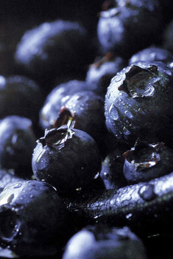 Full of flavour: Blueberries are at their peak.