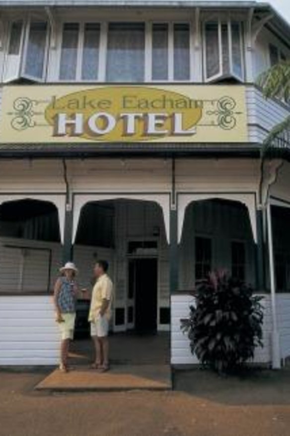 Eacham Hotel in Yungaburra.