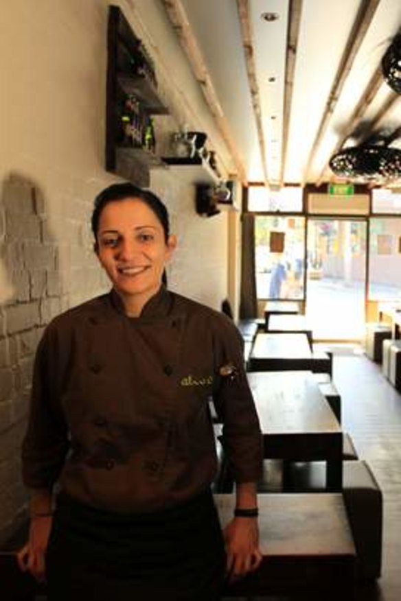 Exotic degustation: Head chef Sharon Salloum at Almond Bar.