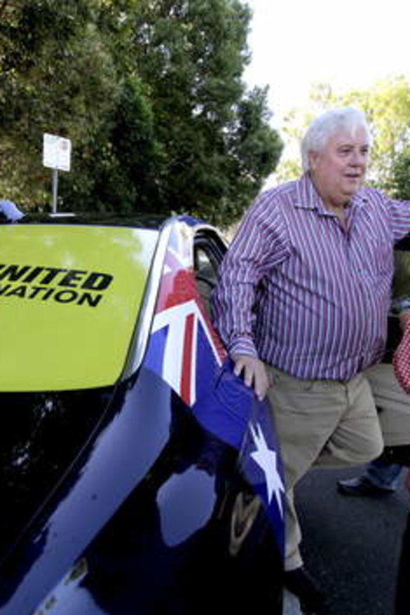 Clive Palmer still fighting for the seat of Fairfax.