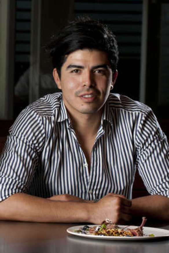 Humbled: GOMA's Josue Lopez is excited to cook for Adria.