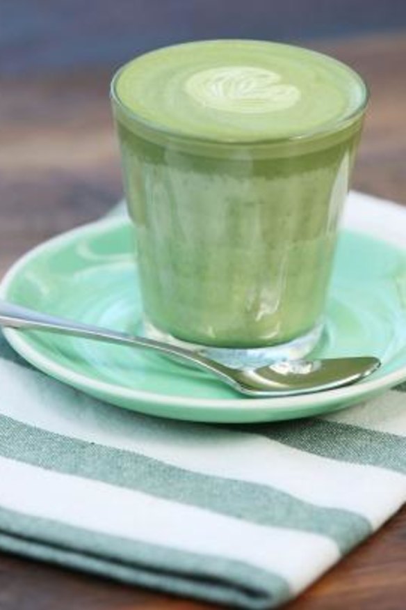 New-wave matcha latte at Redfern's Oratnek.