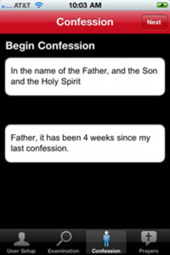 App to help sinners confess reconciles 21st century with Catholic faith
