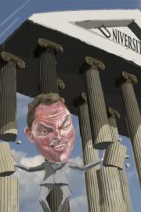 Deconstruction: Critics say fee deregulation will damage seats of learning.