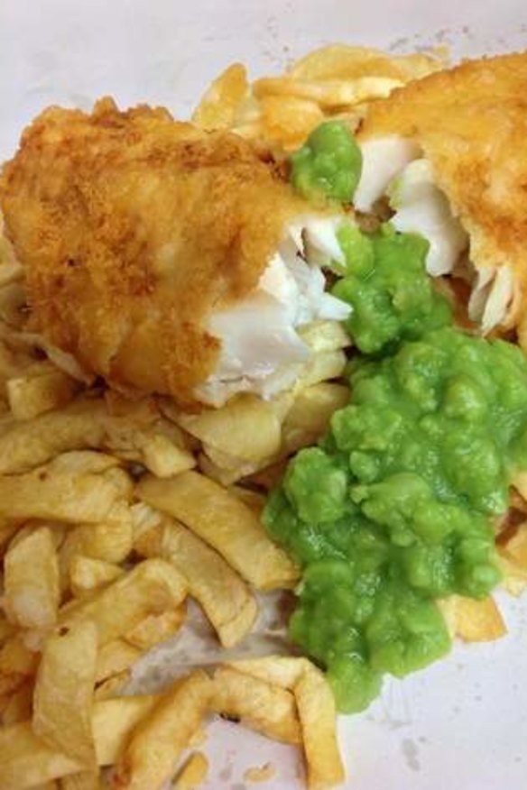 Brit-style fish and chips from The Traditional Chip Shop.