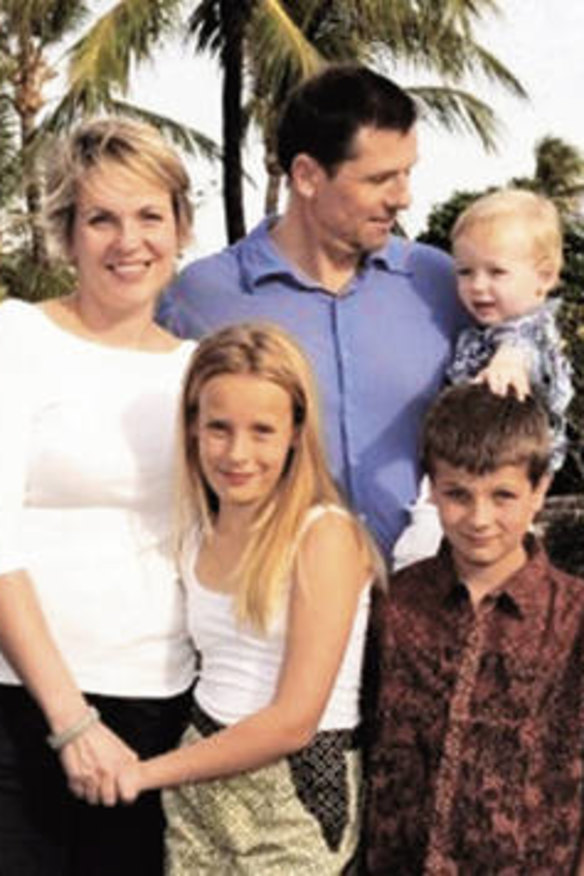 Family first … (from left) Tanya Plibersek, daughter Anna, husband Michael Coutts-Trotter and sons Louis and Joseph.
