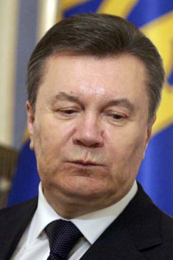Protesters seized the Kiev office of President Viktor Yanukovich on Saturday, which appeared to have been abandoned.