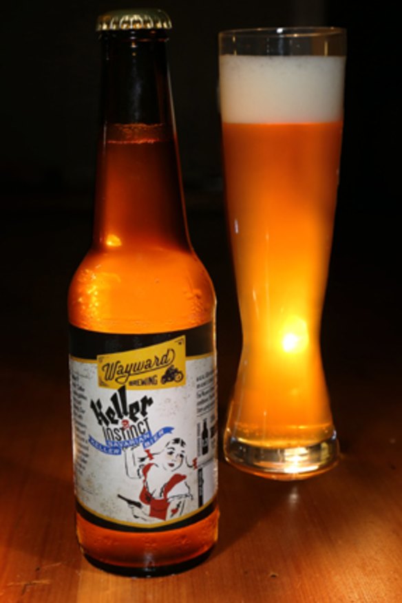 Wayward Bewring Company's German-style keller beer.