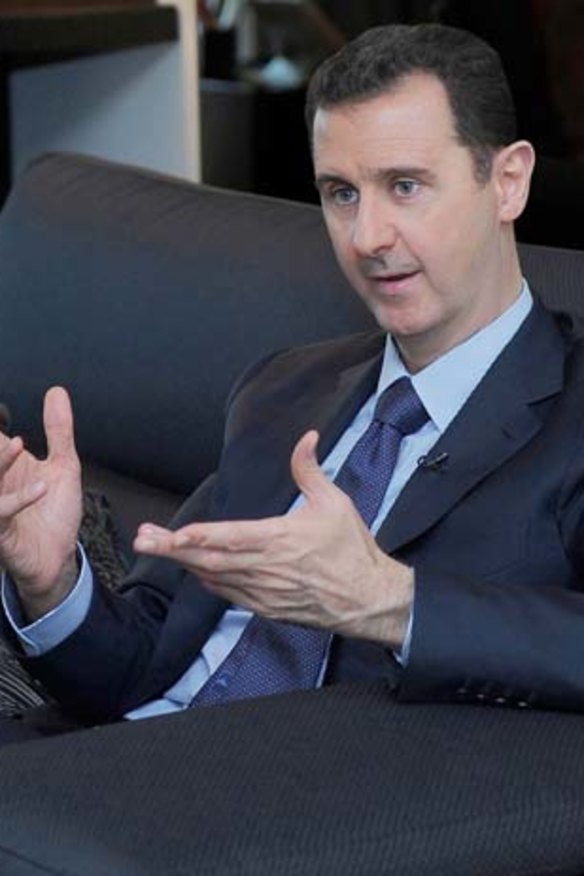 To declare stockpile: Bashar al-Assad said Syria will subject its chemical weapons to international monitoring because of Russia.