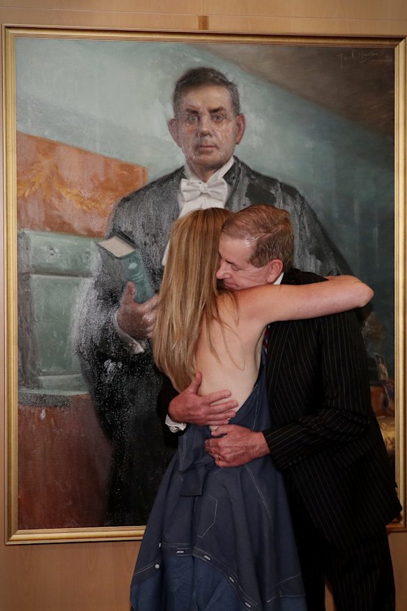 Peter Slipper with his wife Inge.