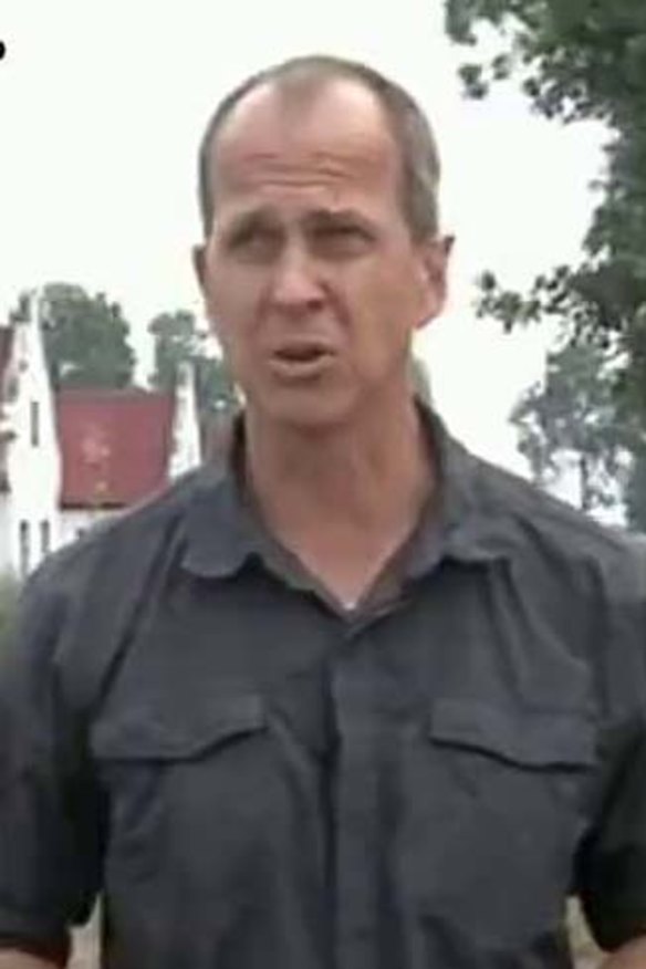 In custody: Peter Greste.